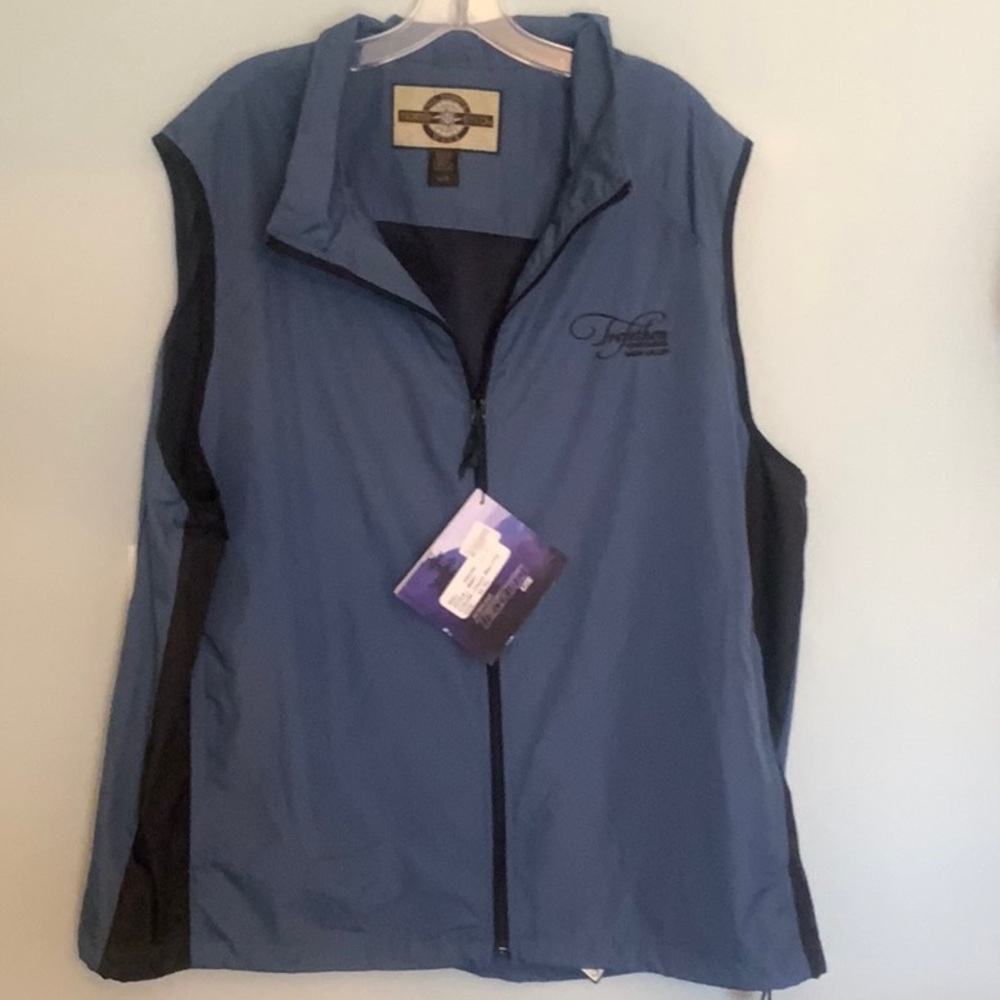 MENS VEST GLACIER BLUE by Techno NORTH END XL NAPA Light weight